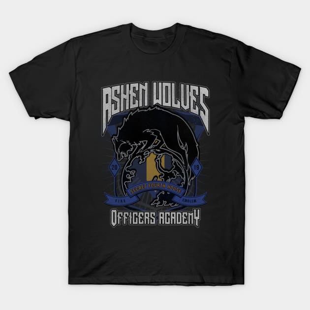 Ashen Wolves Crest T-Shirt by ursulalopez